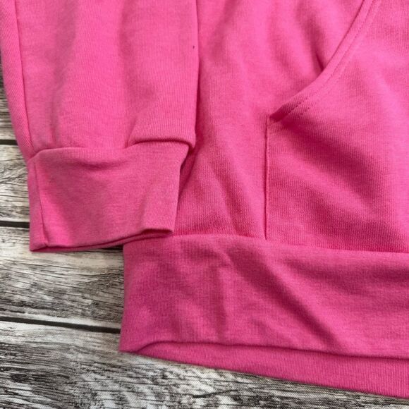 Bella + Canvas Women's 2023 Obsessed Fest Full Zipper Hoodie XL Extra Large Pink - Picture 13 of 16